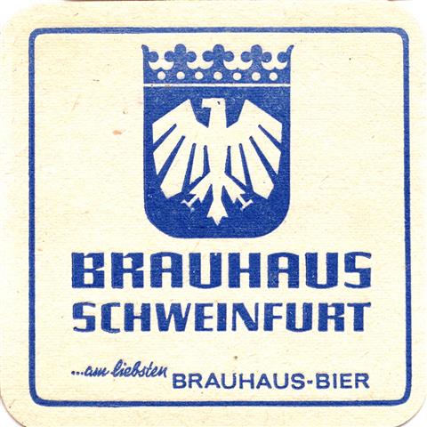 schweinfurt sw-by brauhaus quad 1a (185-rahmen quadrat-blau)